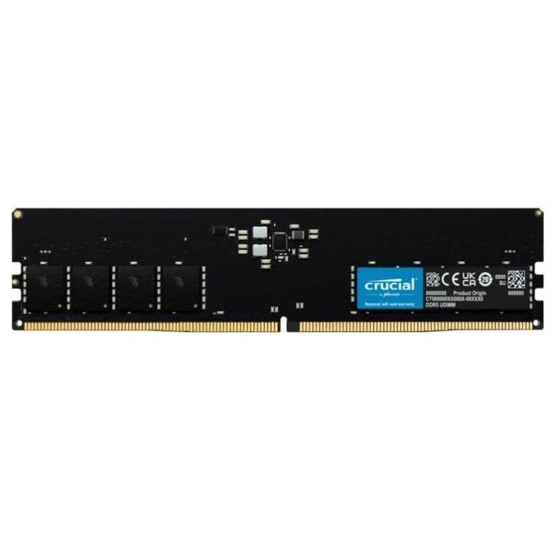 Memoria RAM 16GB DDR5 4800MHz CL40 DIMM con verifica integrità dati - Crucial CT16G48C40U5