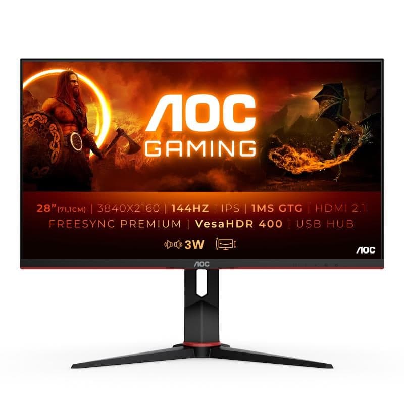 Monitor gaming 28 pollici 16:9 IPS 3840x2160 - AOC