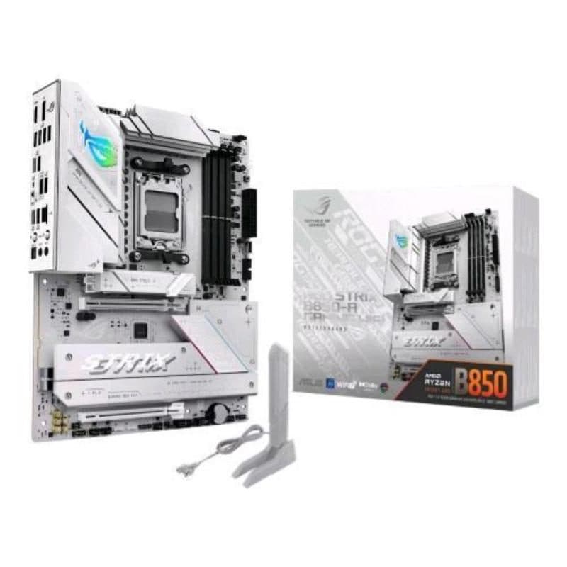 Scheda madre AMD ATX DDR5 PCIe 5.0 Q-Release 4 slot M.2 Wi-Fi 7 Q-Antenna AI Advisor - ASUS ROG Strix B850-A Gaming WiFi