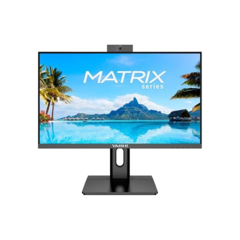 Monitor 27 pollici IPS con webcam 1920x1080 2ms HDMI DisplayPort USB-C pivot - Yashi Matrix YZ2781