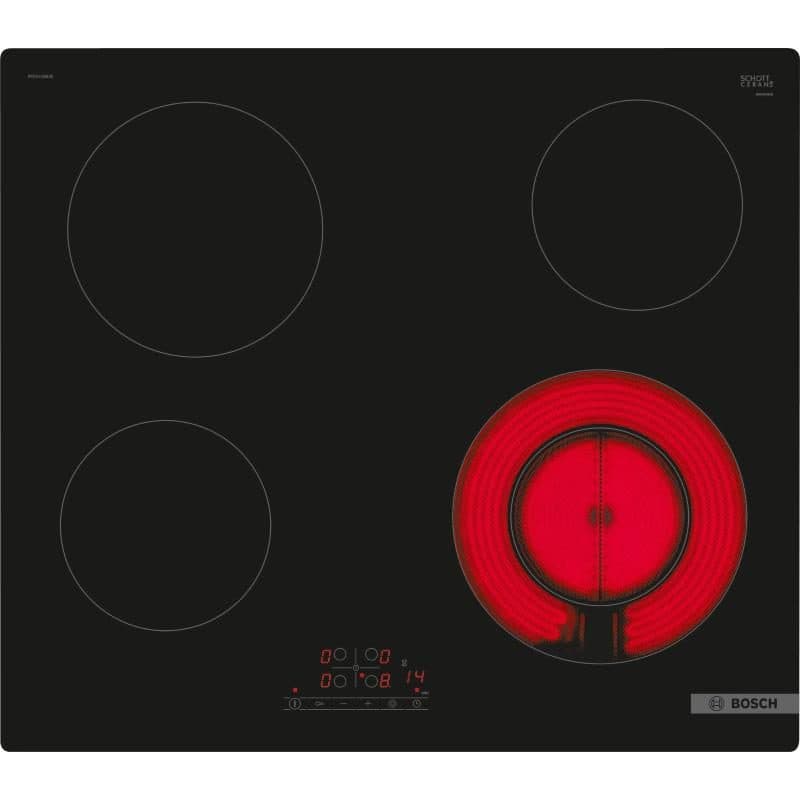 Piano cottura da incasso radiante touch 4 zone 60 cm - Bosch PKF611BB2E