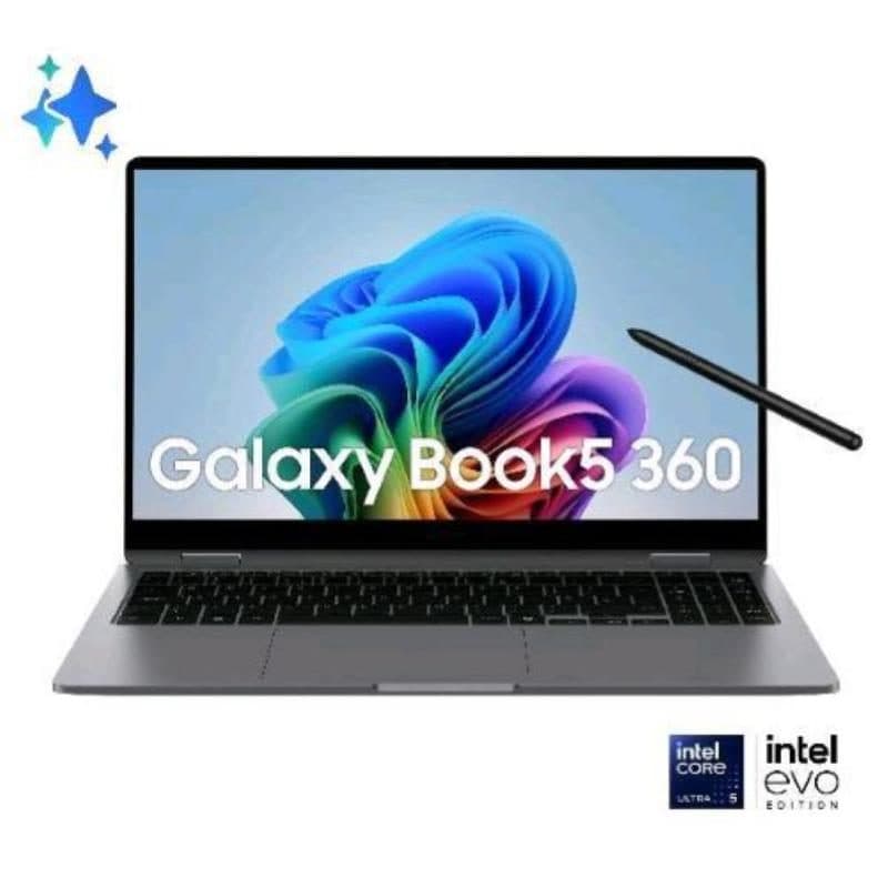 Notebook 15.6 pollici AMOLED Intel Core Ultra 7 256V 16GB RAM SSD 512GB Windows 11 Pro - Samsung Galaxy Book5 360