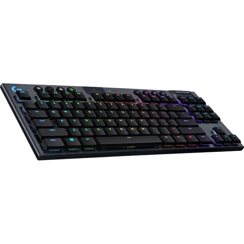 Tastiera gaming meccanica wireless RGB Lightspeed switch Clicky - Logitech G915 TKL