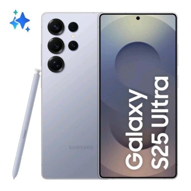 Smartphone 5G dual SIM Galaxy AI 6.9 pollici octa core 256GB RAM 12GB Titanium SilverBlue - Samsung Galaxy S25 Ultra S938