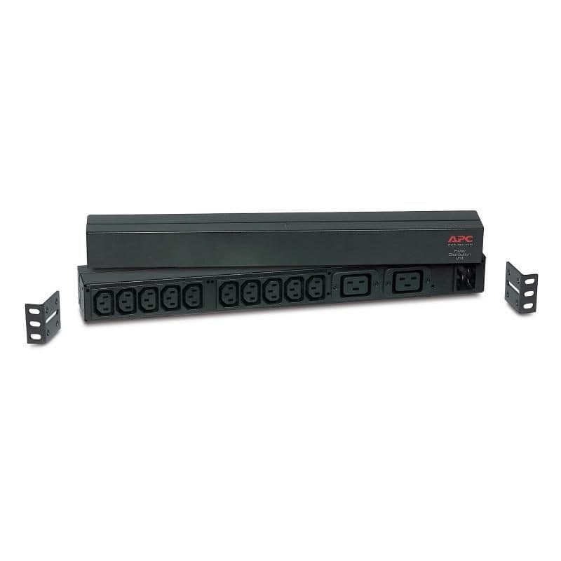 Unità di distribuzione dell'energia PDU rack 1U 16A 230V 12 prese AC 0U/1U nero - APC Rack PDU Basic