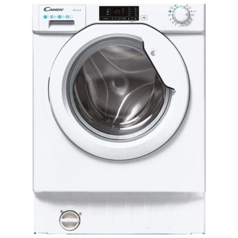 Lavatrice da incasso a carica frontale 7 kg 1200 giri classe D, 16 programmi, partenza ritardata - Candy Smart CBW 27D1E-S