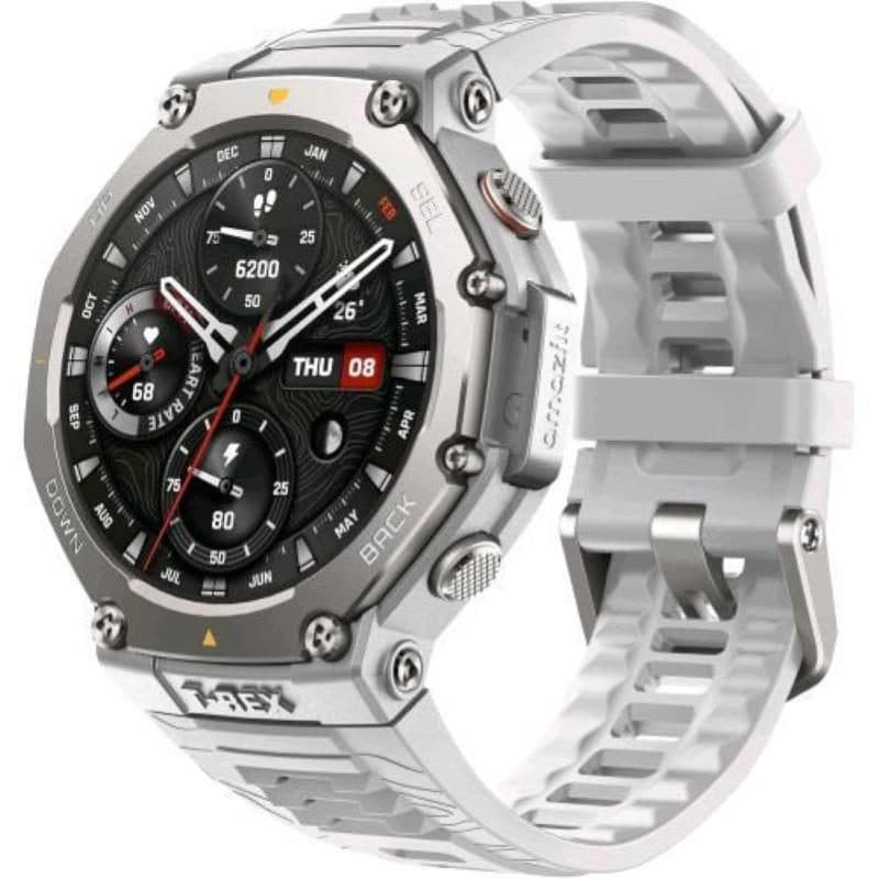 Smartwatch outdoor 48 mm display AMOLED con mappe e navigazione offline, NFC, grigio - Amazfit T-Rex 3
