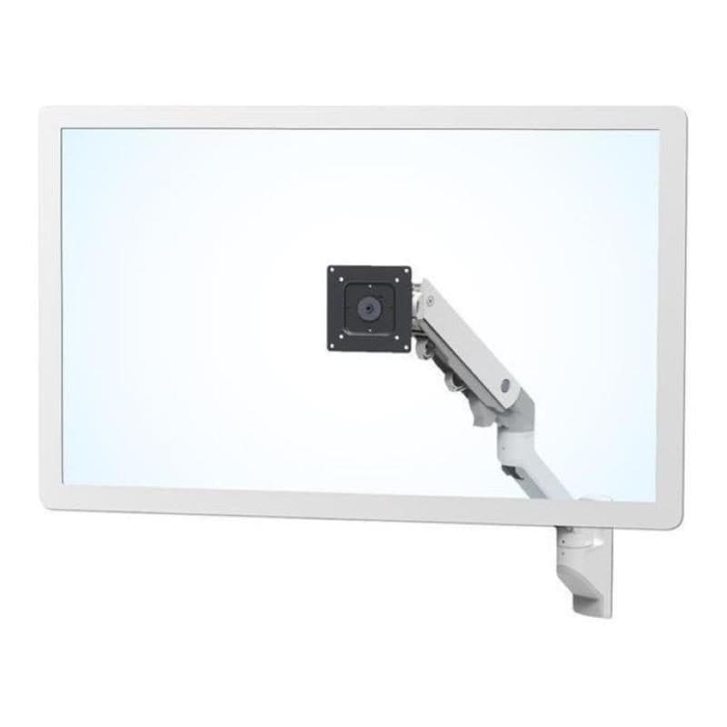Braccio per monitor a parete, kit di montaggio per monitor fino a 42 pollici, bianco - Ergotron HX Wall Mount