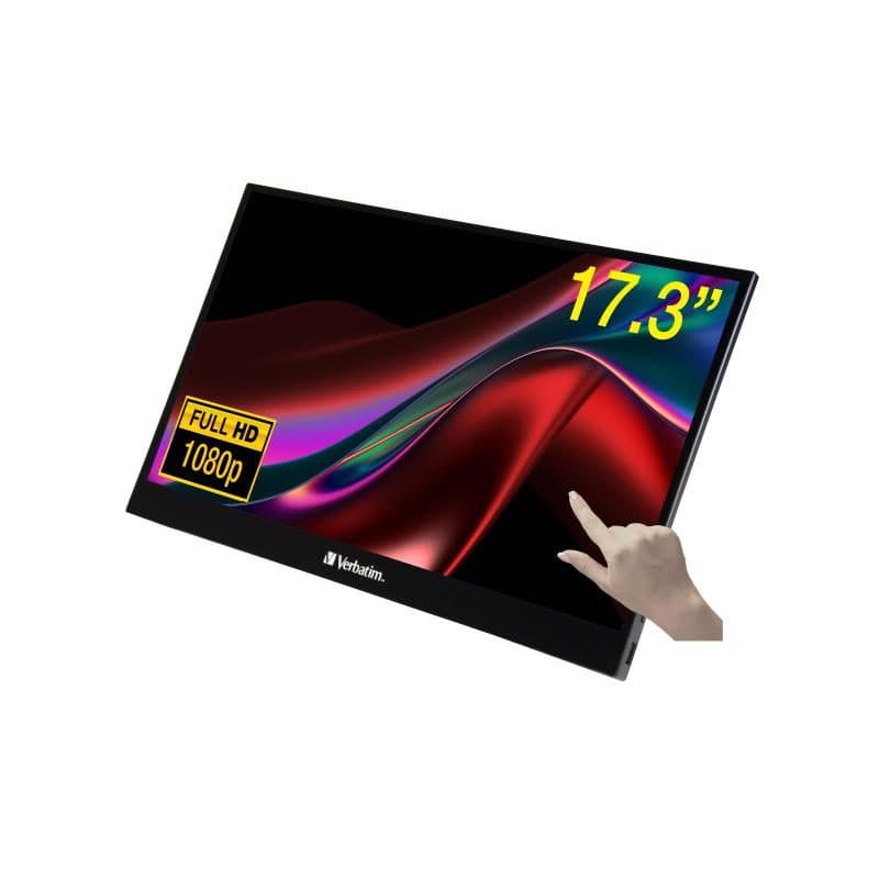 Monitor portatile touch screen 1080p 17 pollici - Verbatim