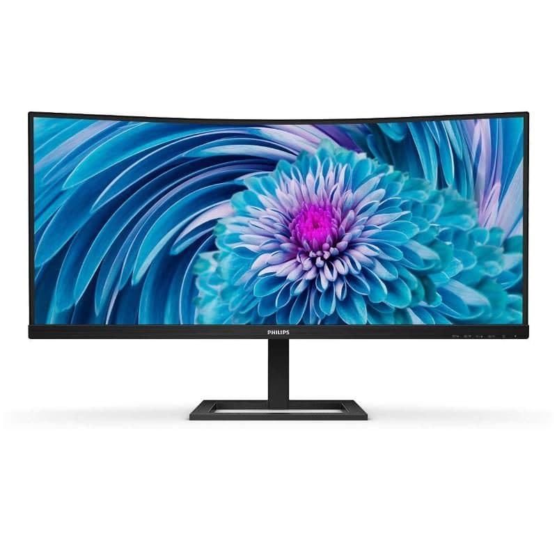 Monitor curvo 34 pollici VA WQHD 4 ms 3000:1 LowBlue nero, HDMI/DP/USB-C, regolabile in altezza - Philips 346E2CUAE/00
