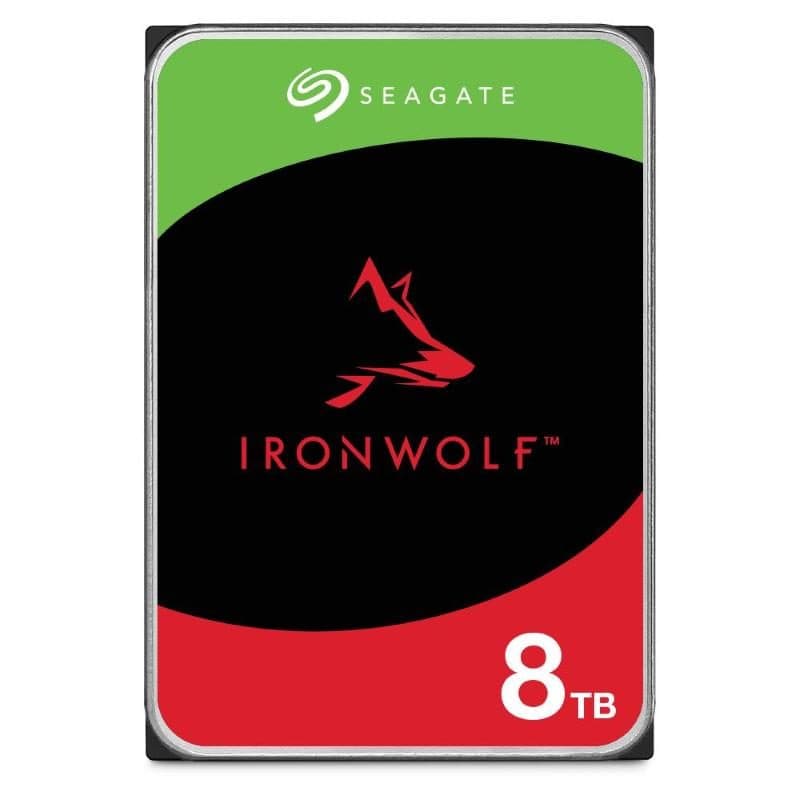 Hard disk sata3 3.5 x nas 8000gb(8tb) seagate ironwolf st8000vn004 7200rpm cache 256mb