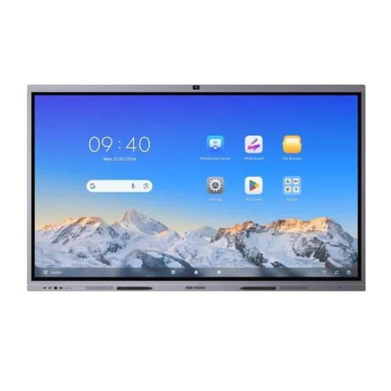 Monitor touch interattivo 75 pollici 4K 8GB/128GB certificato EDLA, Android 13, staffa inclusa - Hikvision DS-D5C75RB/A