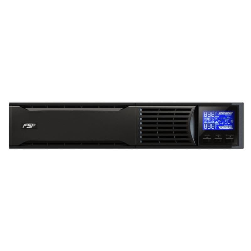 Gruppo di continuità UPS online rack 2000 VA/1800 W onda sinusoidale pura, LCD, USB, RS-232, 3 x Schuko - FSP Fortron Champ 2K