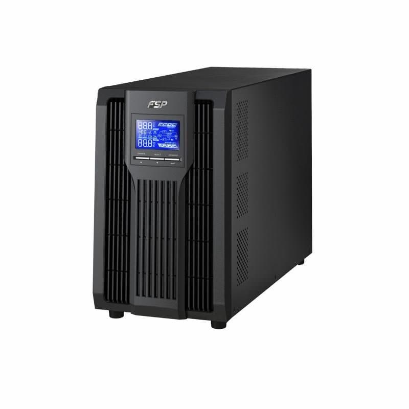 Gruppo di continuità UPS online tower 3000 VA/2700 W onda sinusoidale pura, LCD, USB, RS-232, 4 x IEC - FSP Fortron Champ 3K