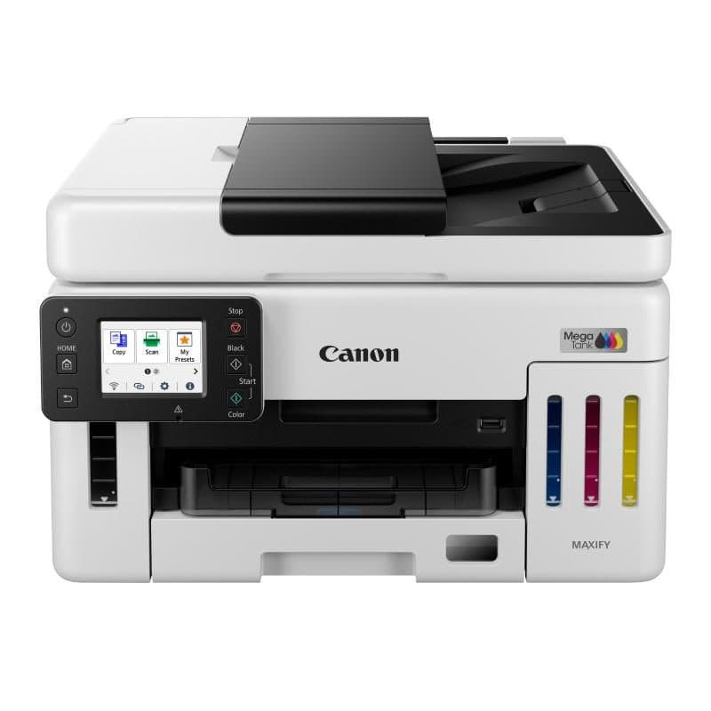 Stampante multifunzione inkjet a colori A4 Wi-Fi 24 ppm, scanner piano e ADF, USB, LAN - Canon Maxify GX6150