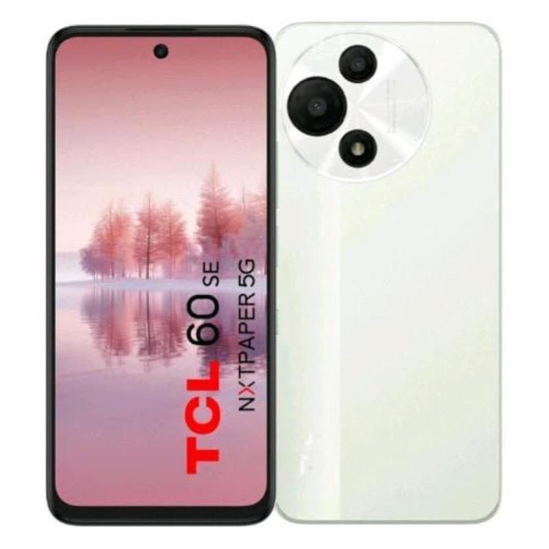 Smartphone 5G Dual SIM 6.67 pollici octa core 256GB RAM 8GB verde menta - TCL 60 SE NxtPaper