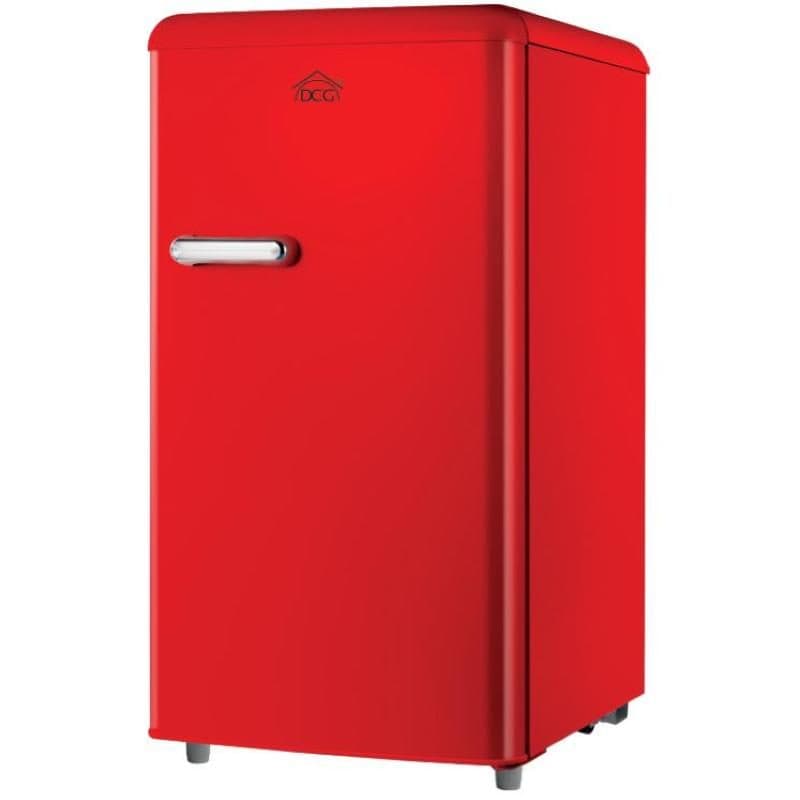 Frigorifero monoporta linea retrò 100 litri classe E rosso - DCG MF100R