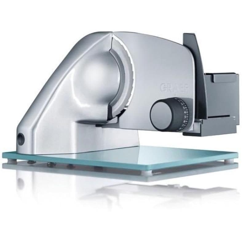 Affettatrice elettrica 170 W nero/argento in vetro e metallo - Graef Vivo V 20