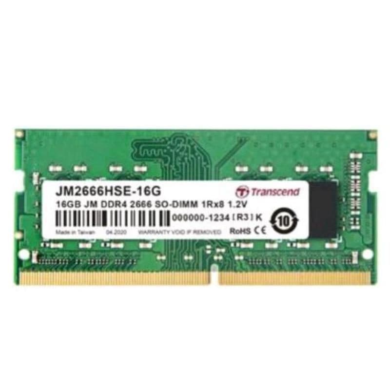 Memoria RAM 16GB DDR4 2.666 MHz SO-DIMM - Transcend JetRam JM2666HSE-16G