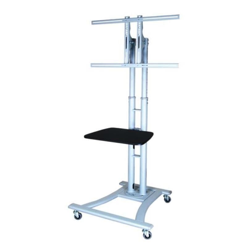 Supporto da pavimento per TV 27-60 pollici regolabile in altezza 600 x 400 portata 50 kg - Roline/Value
