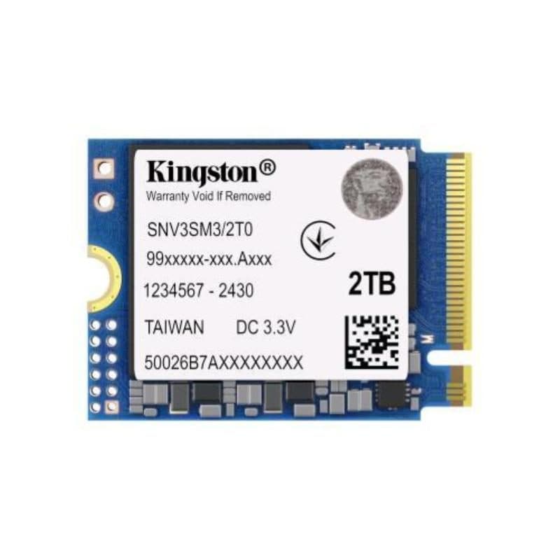 SSD M.2 2230 NVMe 2TB PCIe 4.0 x4 lettura 6000 MB/s scrittura 5000 MB/s - Kingston SNV3SM3/1T0