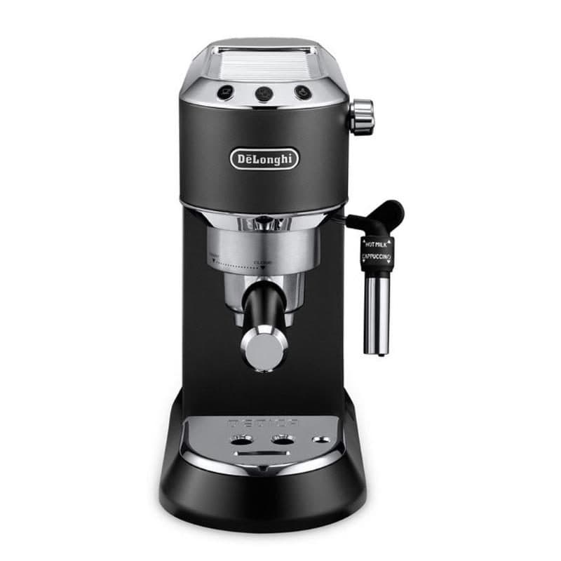 Macchina da caffè manuale espresso e cappuccino compatibile con polvere o cialde - De'Longhi Dedica Style EC685.BK