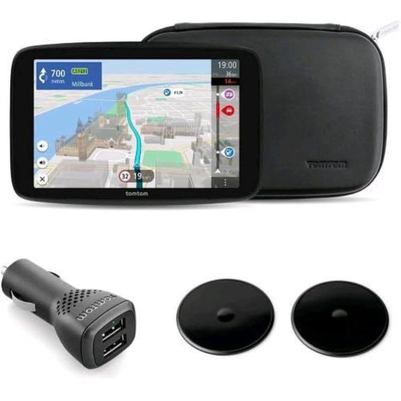 Navigatore per camper 7 pollici Wi-Fi TomTom Traffic autovelox con accessori - TomTom GO Camper 2 Gen Max 700 Premium Pack