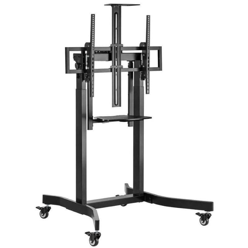 Supporto da pavimento motorizzato per TV con ruote 800 x 600 portata 120 kg - Napofix