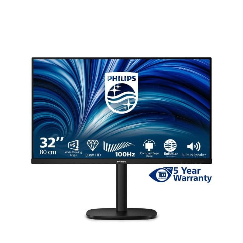 Monitor 31,5 pollici 100 Hz regolabile in altezza - Philips