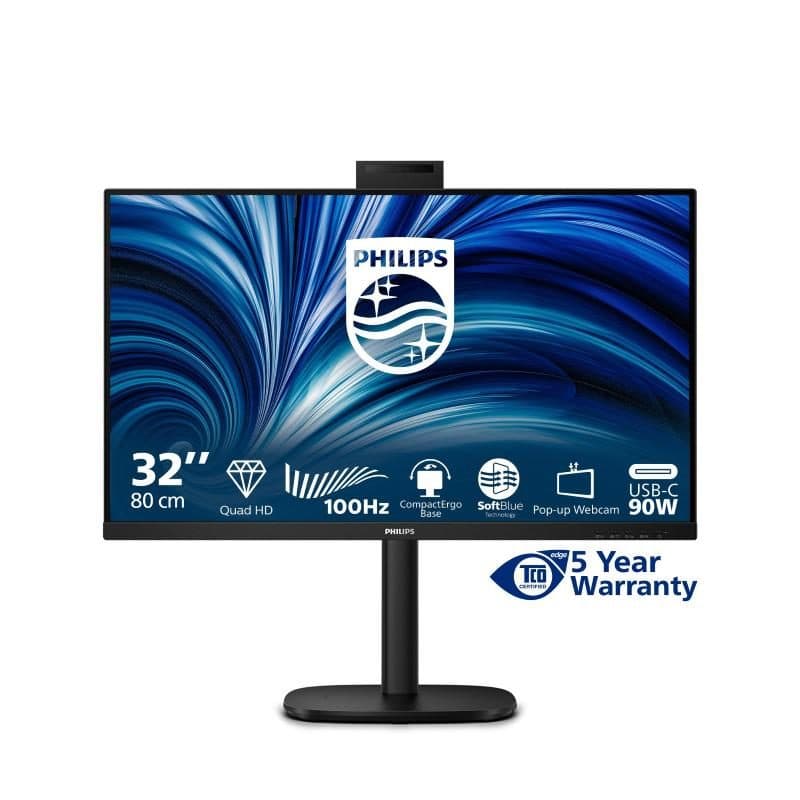 Monitor 31,5 pollici 100 Hz regolabile in altezza USB-C - Philips