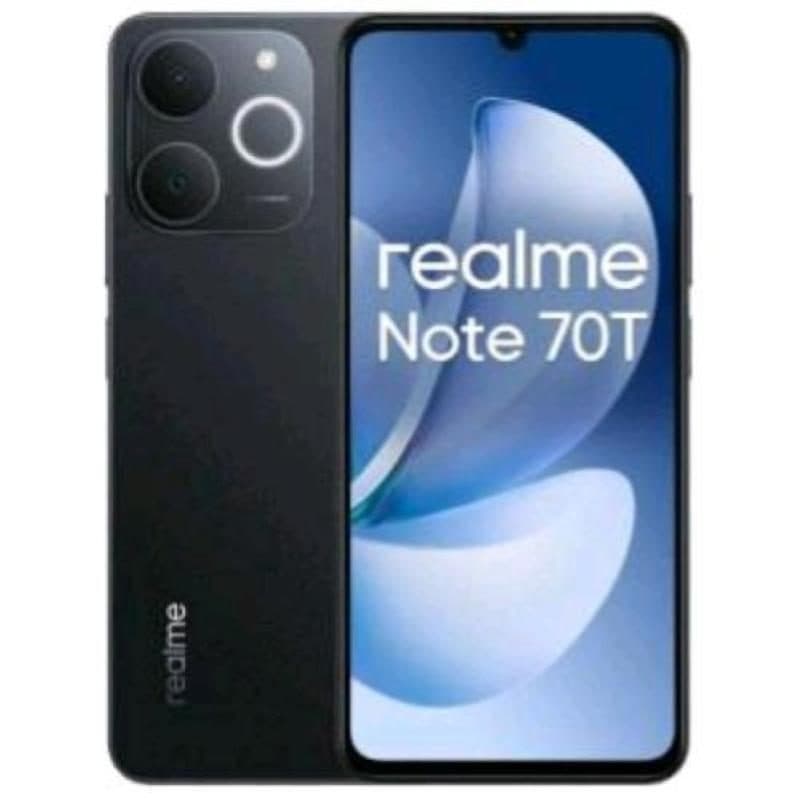 Smartphone Dual SIM 6.74 pollici octa core 256GB RAM 4GB 4G LTE nero Obsidian Black - realme Note 70T