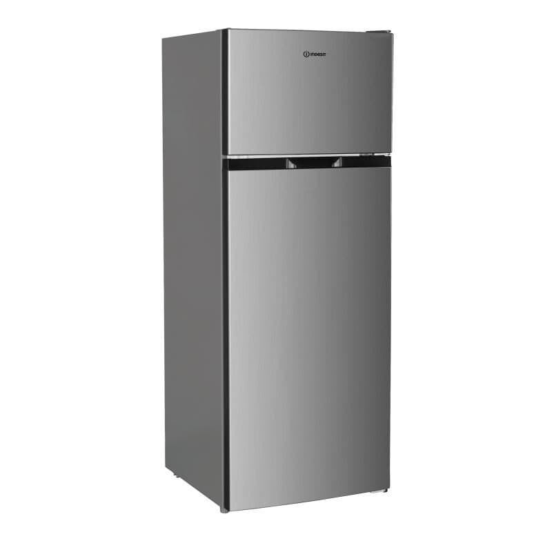 Frigorifero doppia porta statico 206 L classe E 55 cm argento - Indesit I55T0 412S
