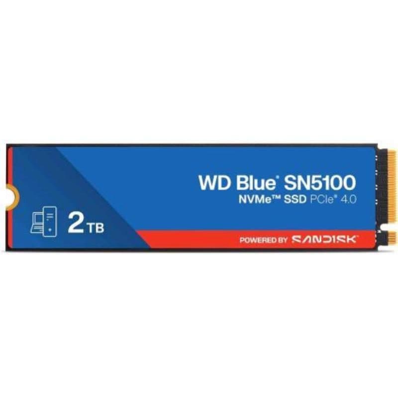 SSD 2TB M.2 NVMe PCIe 4.0 lettura/scrittura 7100/6700 MB/s - Western Digital WD Blue SN5100