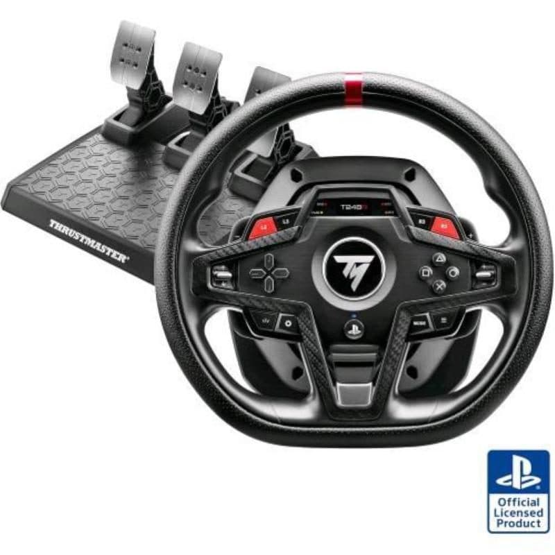 Volante e pedaliera force feedback 3,1 N·m per PS5, PS4 e PC - Thrustmaster T248R