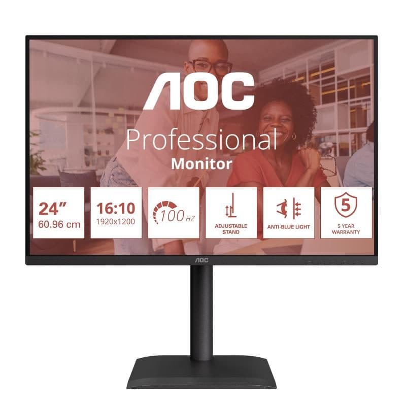 Monitor 24 pollici IPS regolabile in altezza - AOC