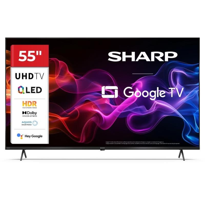 Televisore QLED UHD 4K 55 pollici Google TV - Sharp