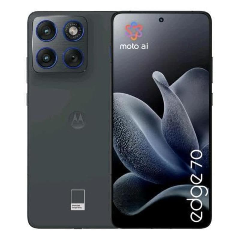 Smartphone 5G dual SIM 6.67 pollici 512GB RAM 12GB Pantone Gadget Grey - Motorola Edge 70