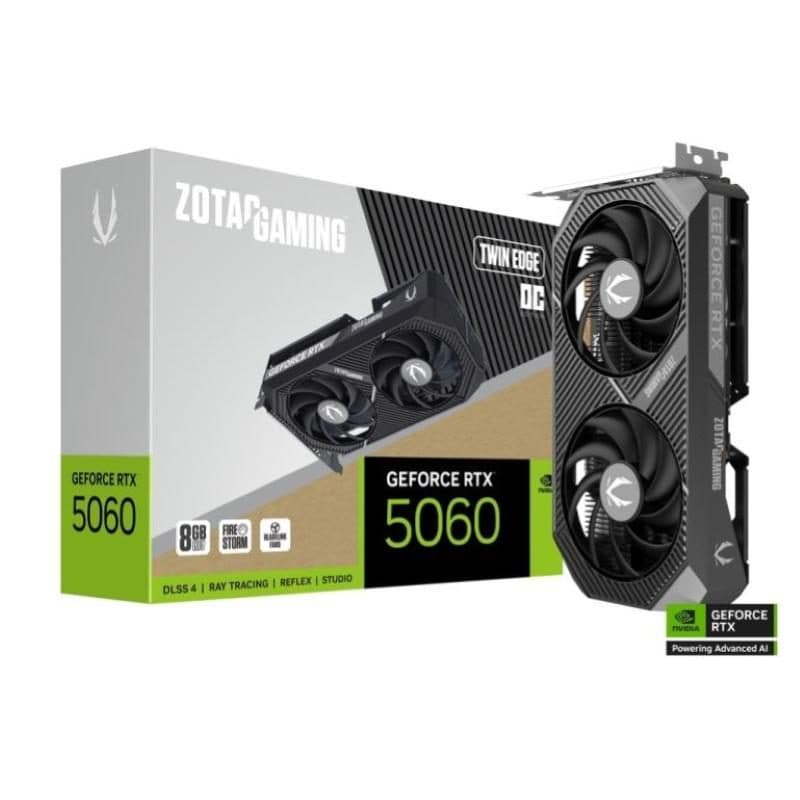 Scheda video GeForce gaming RTX 5060 8GB GDDR7 OC - Twin Edge ZT-B50600H-10M