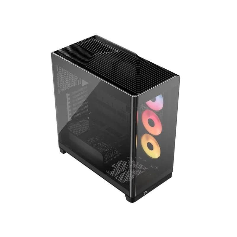 Case midi tower in vetro temperato senza alimentatore mini-ITX/mATX/ATX/E-ATX - Corsair Frame 4500X LX-R RGB iCUE LINK