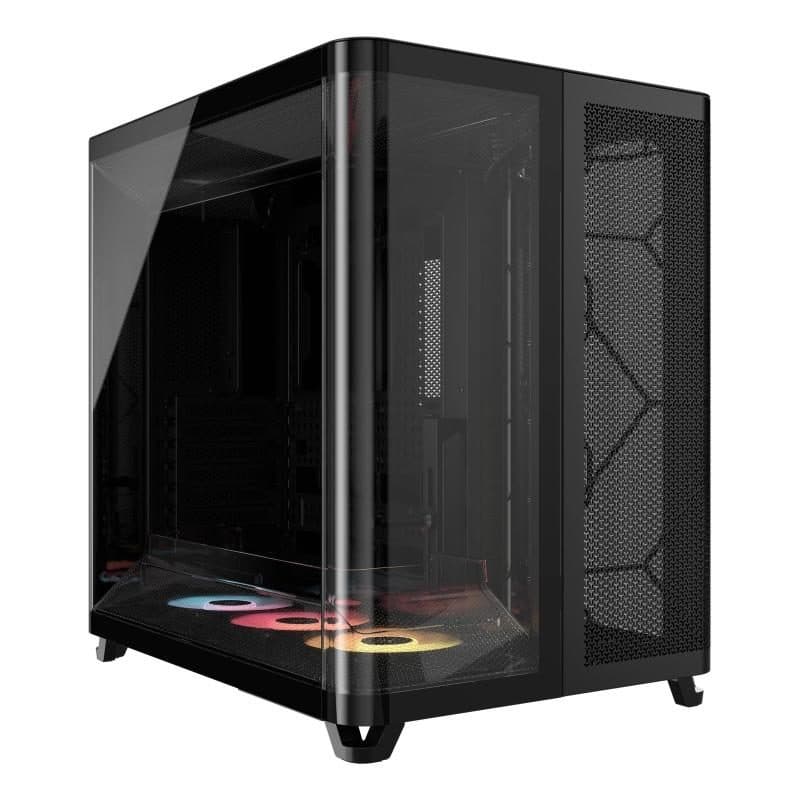 Case midi tower in vetro temperato senza alimentatore mini-ITX/mATX/ATX/E-ATX - Corsair Air 5400 RS-R ARGB