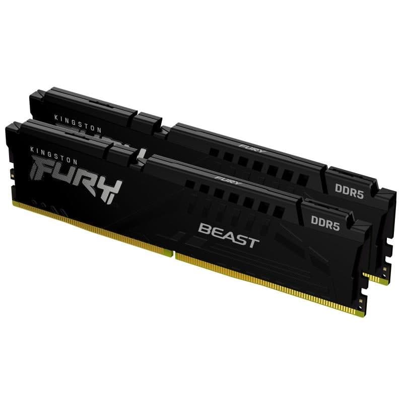 Memoria RAM DIMM kit da 2 32GB DDR5 5200 CL40 - Kingston Fury