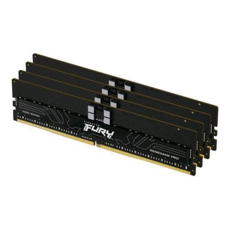 Memoria RAM kit 128GB 4x32GB DDR5 5600 MHz CL28 ECC registered - Kingston Fury Renegade Pro