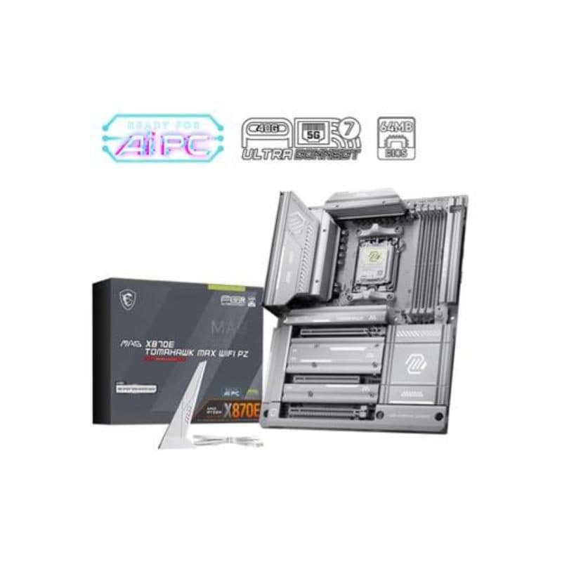 Scheda madre X870E AM5 4 DDR5 4 M.2 4 SATA 3.0 USB 3.2 Gen2x2 Wi-Fi - MSI MAG X870E Tomahawk Max