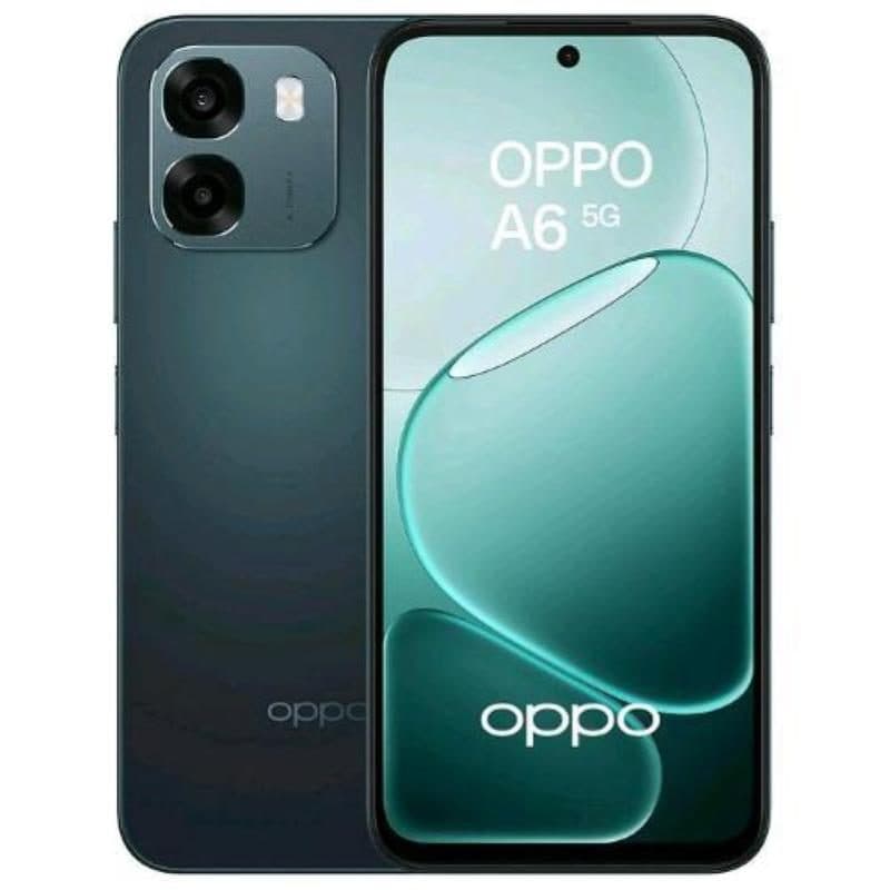 Smartphone 5G dual SIM AI 6.75 pollici 256GB RAM 6GB nero Sapphire Black - OPPO A6