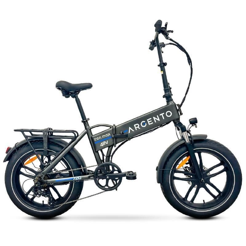 Fat e-bike 20 pollici motore Bafang 250 W 48 V 15 Ah autonomia 120 km - Argento Ironmax AR-BI-260008