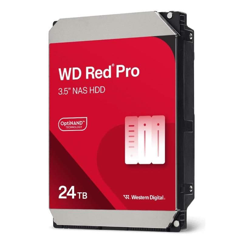 Hard disk 3.5 pollici SATA III 24TB cache 512 MB 7200 RPM - Western Digital WD Red Pro