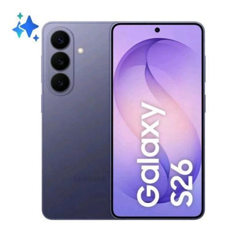 Smartphone 5G dual SIM AI 6.3 pollici octa core 512GB RAM 12GB viola Cobalt Violet - Samsung Galaxy S26 S942