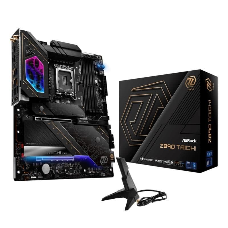 Scheda madre ATX socket LGA1851 chipset Z890 USB4 USB-C 3.2 Gen 2x2 - ASRock Z890 Taichi