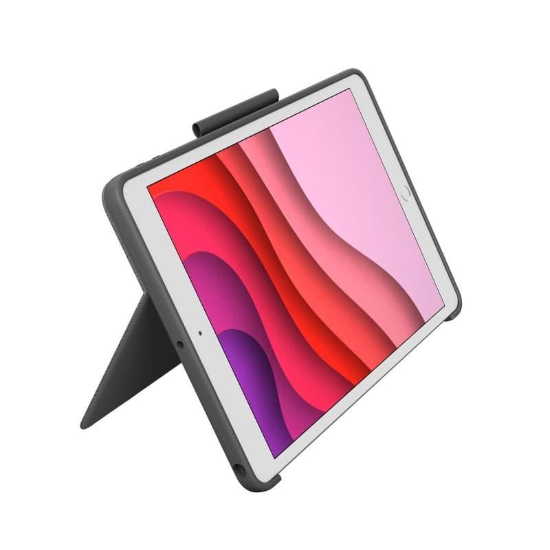 Tastiera con custodia folio e trackpad retroilluminata Apple Smart Connector QWERTZ - Logitech Combo Touch