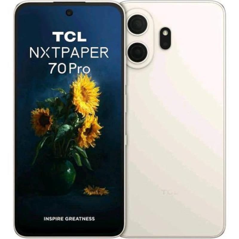 Smartphone 5G dual SIM 6.9 pollici 256GB RAM 8GB Nebula Gold - TCL 70 Pro NXTPAPER